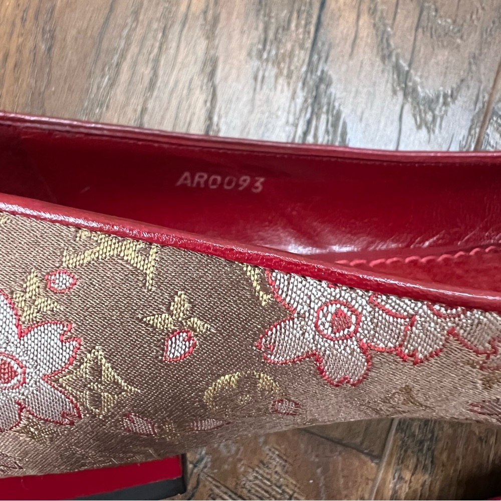 Louis Vuitton Cherry Blossom Ballet Flats Size 37 EU - Picture 12 of 13